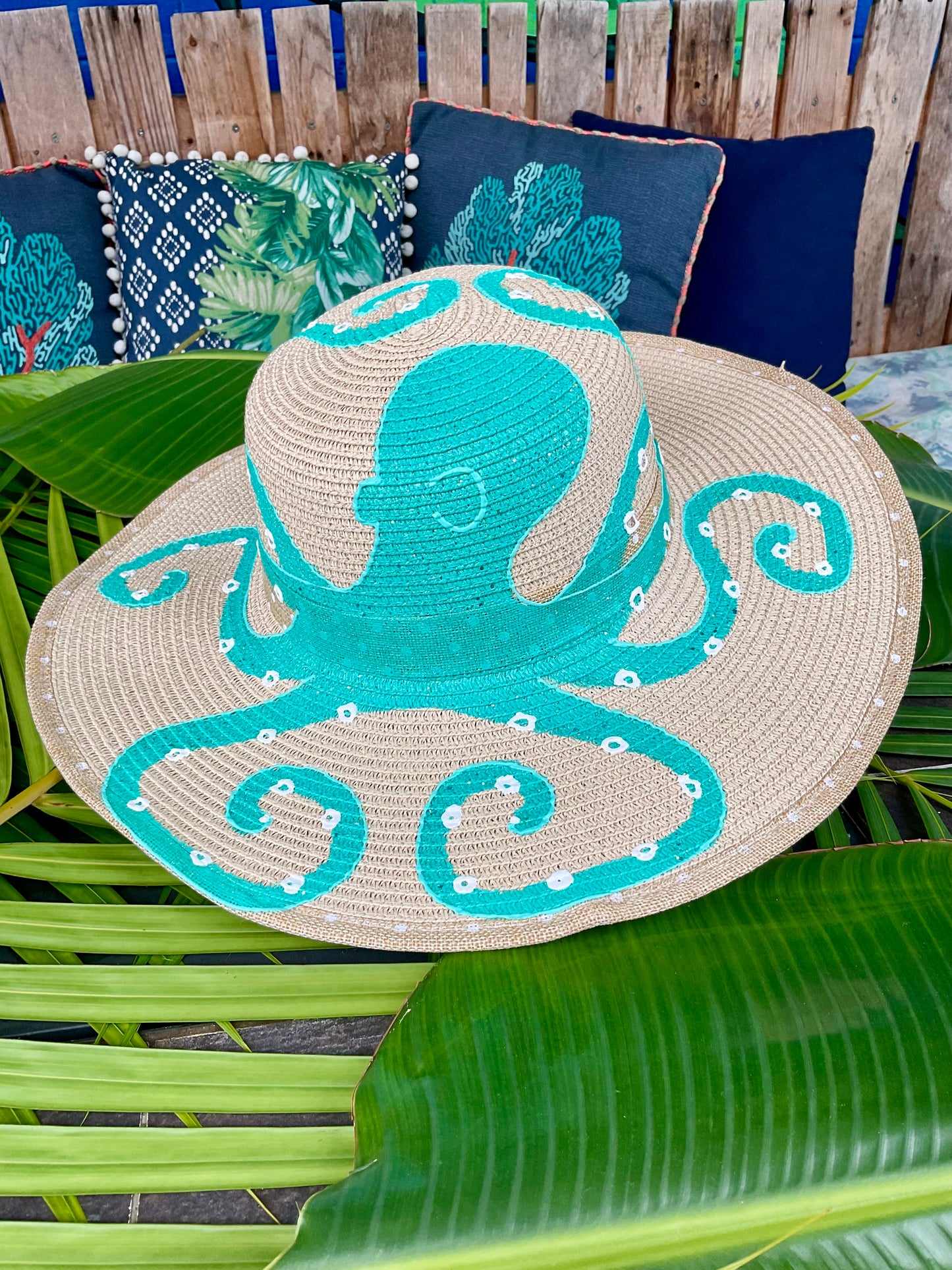 Tiffany Teal Octopus Hat