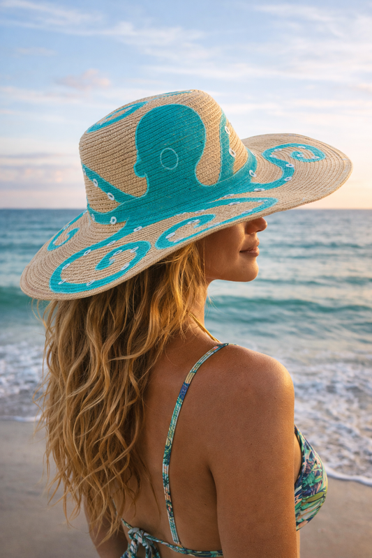 Tiffany Teal Octopus Hat